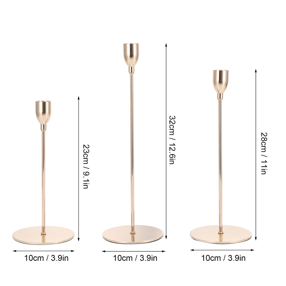 Single Head Candlestick Candle Holder Stand Home Table Decorative Ornament Wedding Decoration