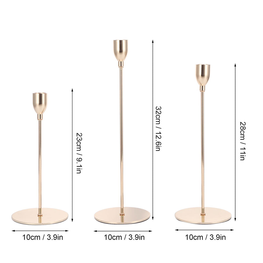Single Head Candlestick Candle Holder Stand Home Table Decorative Ornament Wedding Decoration