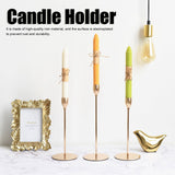 Single Head Candlestick Candle Holder Stand Home Table Decorative Ornament Wedding Decoration - Extra Image