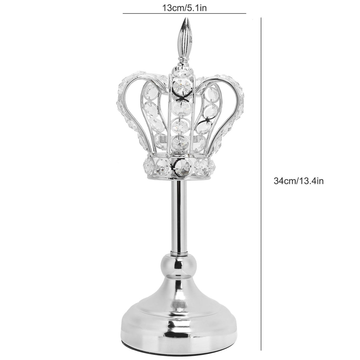 Crown Shape Tea Light Holders Candlestick Candle Holder Stand Wedding Ornaments Home Decoration