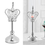 Crown Shape Tea Light Holders Candlestick Candle Holder Stand Wedding Ornaments Home Decoration