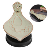 Incense Holder Embossed Ceramic Incense Stick Coil Burner Tray Desktop Decoration - Extra Image