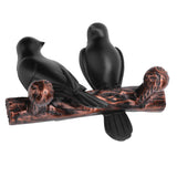 Clothes Hanger Innovative Wall Mounted Bird Shaped Resin Hook for Bedroom Entryway