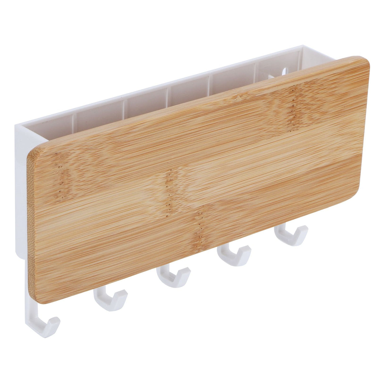 Wall Mount Key Holder Home Wall Mount Key Hanger Organizer Storage Box with 5 Hooks