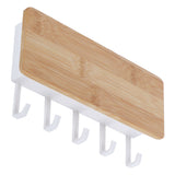 Wall Mount Key Holder Home Wall Mount Key Hanger Organizer Storage Box with 5 Hooks