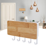 Wall Mount Key Holder Home Wall Mount Key Hanger Organizer Storage Box with 5 Hooks - Extra Image