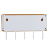 Wall Mount Key Holder Home Wall Mount Key Hanger Organizer Storage Box with 5 Hooks