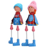 Wooden Dolls Cartoon Puppet Decoration Ornament Handicraft for Wedding Favors Birthday Gift