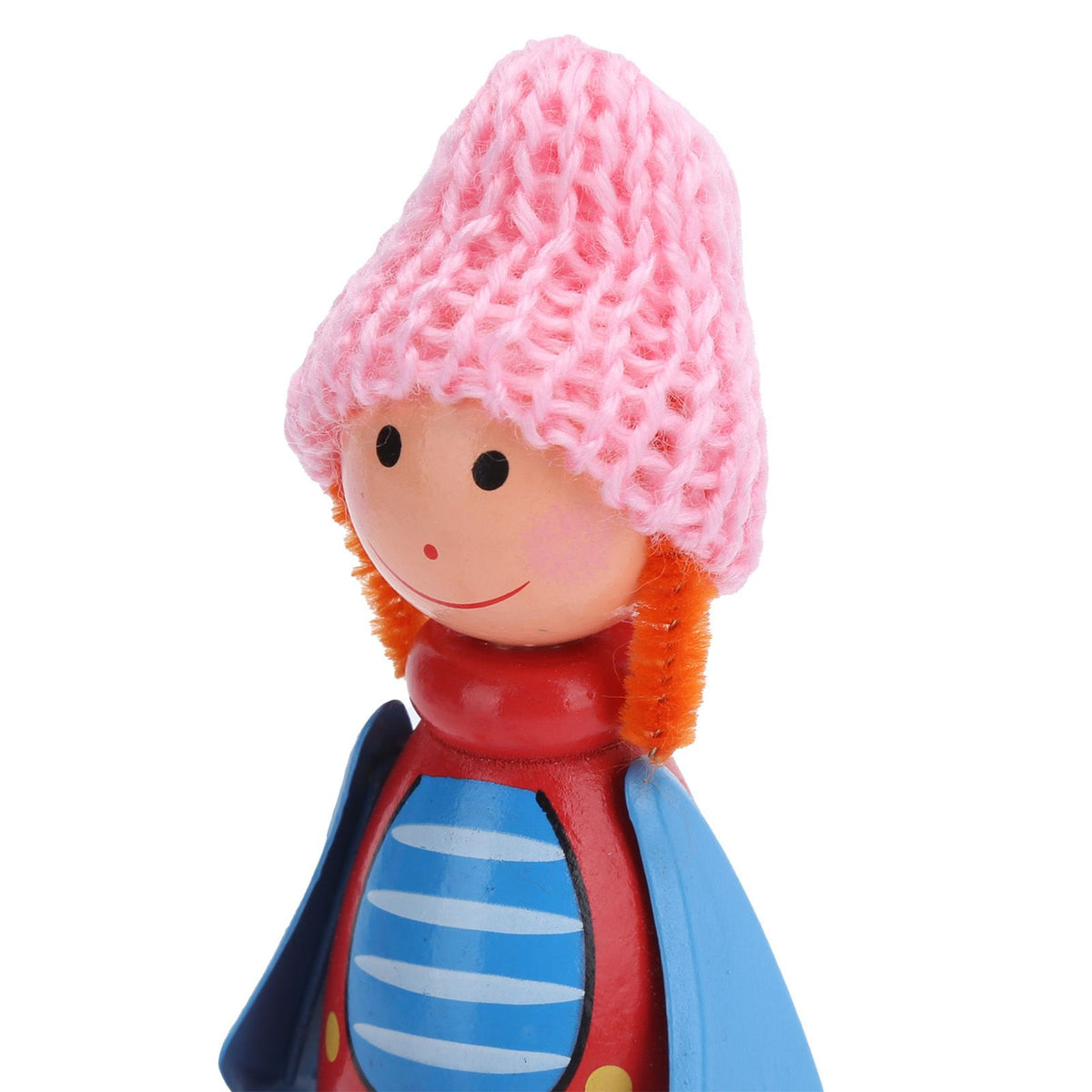 Wooden Dolls Cartoon Puppet Decoration Ornament Handicraft for Wedding Favors Birthday Gift