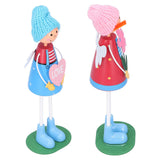 Wooden Dolls Home Bookcase Decoration Desktop Ornament Wedding Gift Wooden Craft