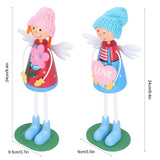 Wooden Dolls Home Bookcase Decoration Desktop Ornament Wedding Gift Wooden Craft - Extra Image