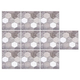 10PCS Self Adhesive Tile Sticker Anti Collision Sticker for Home Living Room Kitchen Decor - Side View