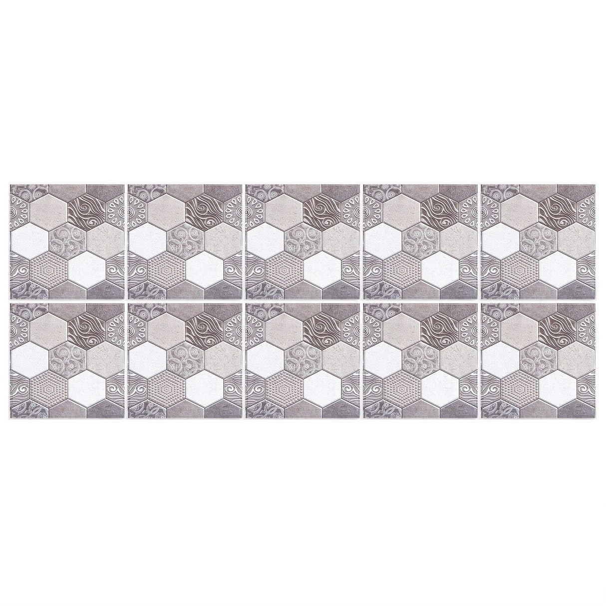 10PCS Self Adhesive Tile Sticker Anti Collision Sticker for Home Living Room Kitchen Decor