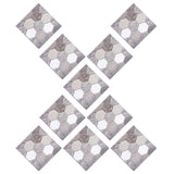 10PCS Self Adhesive Tile Sticker Anti Collision Sticker for Home Living Room Kitchen Decor - Close-Up Angle