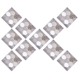 10PCS Self Adhesive Tile Sticker Anti Collision Sticker for Home Living Room Kitchen Decor - Low Angle