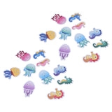 2 Set Bathroom Bathtub Stickers Children Room Decorative Wall Decal Sea Animal Nonslip Adhesive Appliques