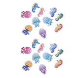 2 Set Bathroom Bathtub Stickers Children Room Decorative Wall Decal Sea Animal Nonslip Adhesive Appliques - Close-Up Angle