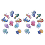 2 Set Bathroom Bathtub Stickers Children Room Decorative Wall Decal Sea Animal Nonslip Adhesive Appliques - Low Angle