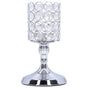 Crystal Candle Holder Electroplating Process Carved Design Elegant Style Exquisite Durable Tealight Candle Holder