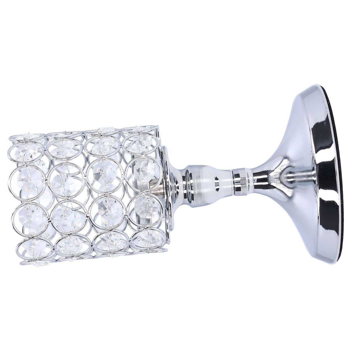 Crystal Candle Holder Electroplating Process Carved Design Elegant Style Exquisite Durable Tealight Candle Holder