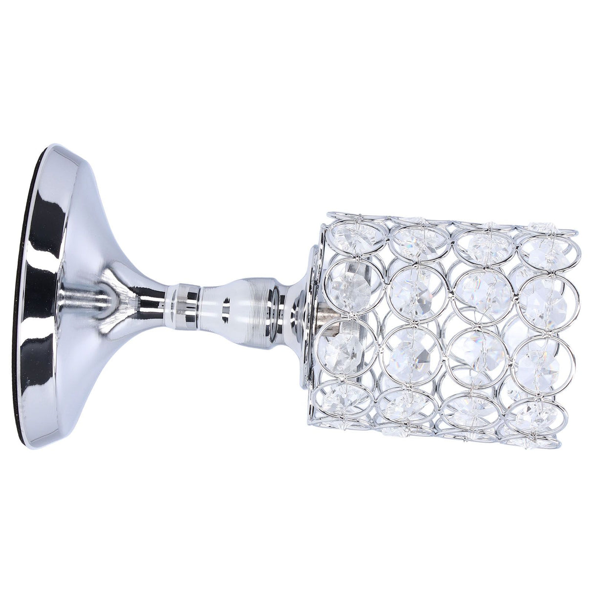 Crystal Candle Holder Electroplating Process Carved Design Elegant Style Exquisite Durable Tealight Candle Holder