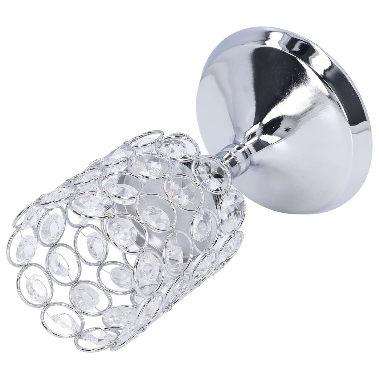 Crystal Candle Holder Electroplating Process Carved Design Elegant Style Exquisite Durable Tealight Candle Holder