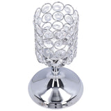 Crystal Candle Holder Electroplating Process Carved Design Elegant Style Exquisite Durable Tealight Candle Holder
