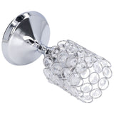 Crystal Candle Holder Electroplating Process Carved Design Elegant Style Exquisite Durable Tealight Candle Holder