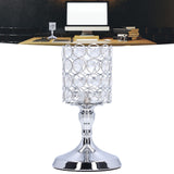 Crystal Candle Holder Electroplating Process Carved Design Elegant Style Exquisite Durable Tealight Candle Holder - Extra Image
