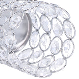 Crystal Candle Holder Electroplating Process Carved Design Elegant Style Exquisite Durable Tealight Candle Holder