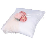 Wedding Ring Pillow Cloth Wedding Cushion Romantic Wedding Supplies for Ceremony Decoration - Extra Image