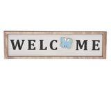 Door Sign Wooden Seasonal Rustic Welcome Door Decoration with 16 Interchangeable Icons for Farmhouse Office Home - Extra Image
