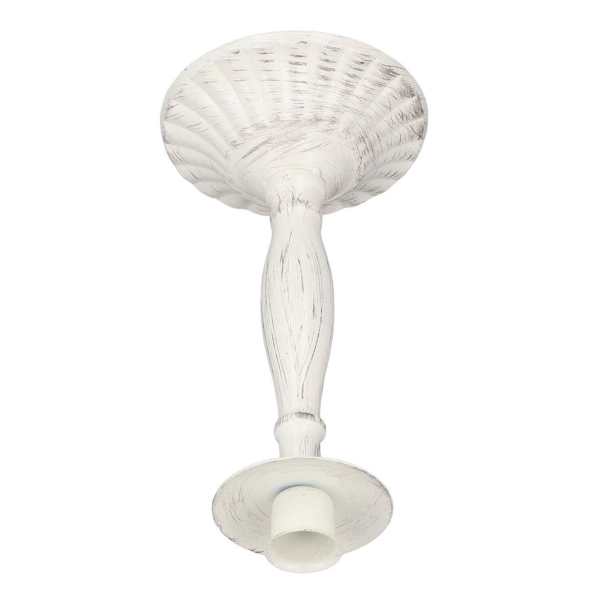 Candle Holders White Iron Material Retro Style Decorative Candlestick Pedestal for Home Decoration