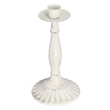 Candle Holders White Iron Material Retro Style Decorative Candlestick Pedestal for Home Decoration