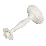 Candle Holders White Iron Material Retro Style Decorative Candlestick Pedestal for Home Decoration - Close-Up Angle