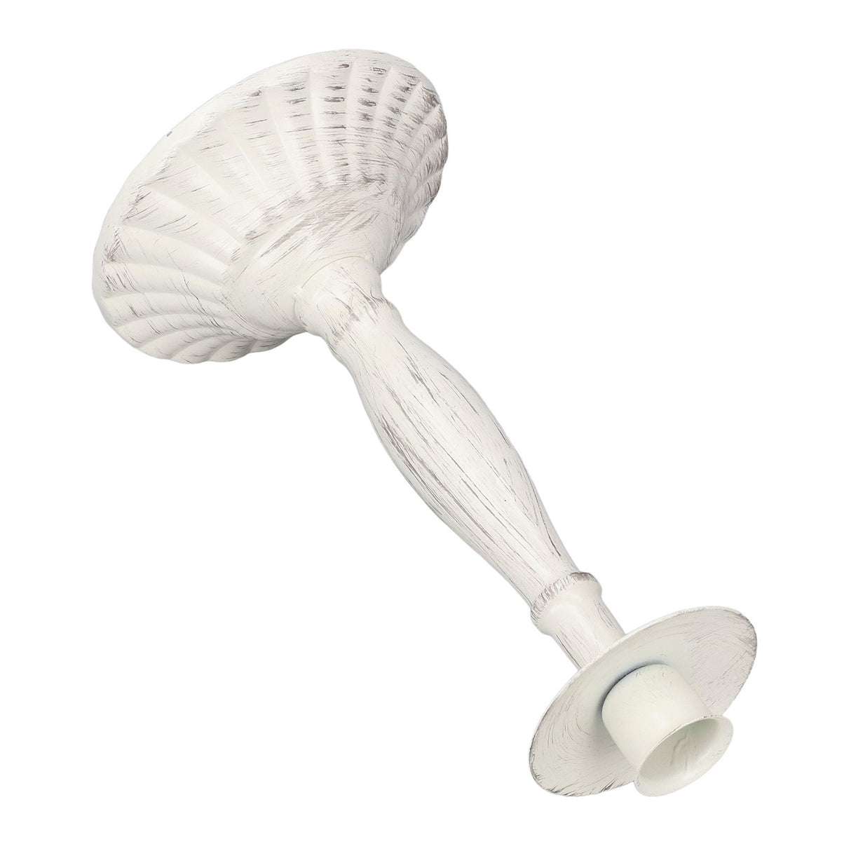 Candle Holders White Iron Material Retro Style Decorative Candlestick Pedestal for Home Decoration