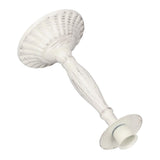Candle Holders White Iron Material Retro Style Decorative Candlestick Pedestal for Home Decoration