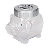 Piggy Bank Voice Counting Plastic Automatically Identify Pig Saving Box for Dollars Coins