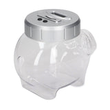 Piggy Bank Voice Counting Plastic Automatically Identify Pig Saving Box for Dollars Coins