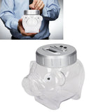 Piggy Bank Voice Counting Plastic Automatically Identify Pig Saving Box for Dollars Coins