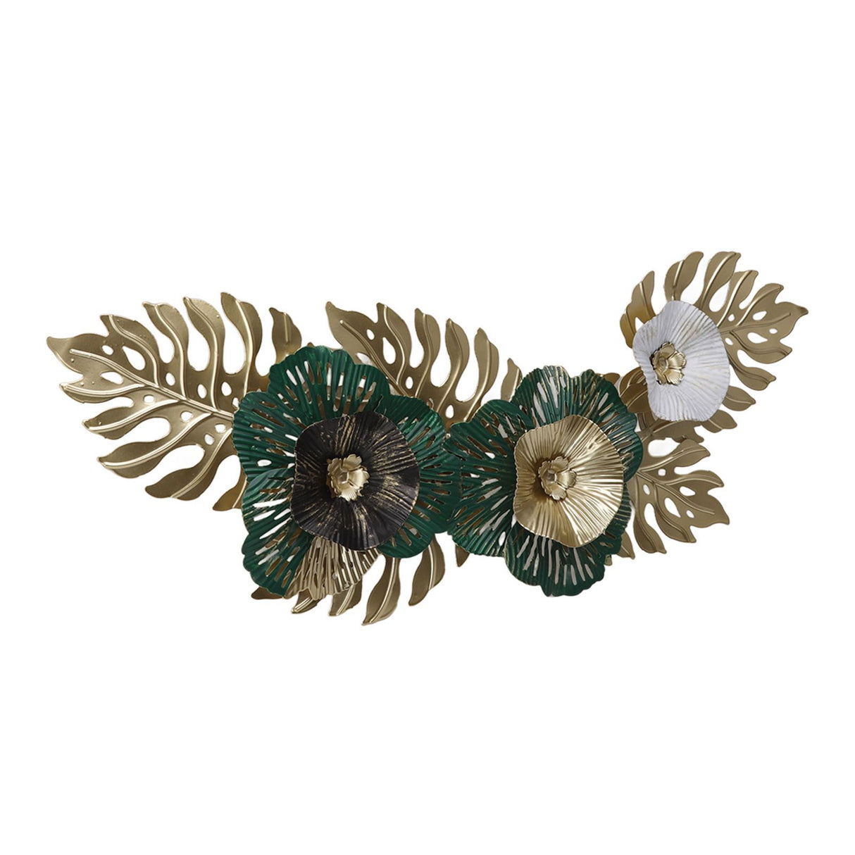 Metal Wall Decor Northern Europe Style Light Luxury Innovative Iron Art 3D Wall Sculpture for Living Room Bedroom