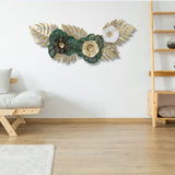 Metal Wall Decor Northern Europe Style Light Luxury Innovative Iron Art 3D Wall Sculpture for Living Room Bedroom