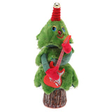Singing Dancing Christmas Tree 8 Songs Electric Singing Xmas Tree for Christmas Tree Toys Guitar Stump Christmas Tree - Top-Down View