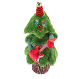 Singing Dancing Christmas Tree 8 Songs Electric Singing Xmas Tree for Christmas Tree Toys Guitar Stump Christmas Tree - Low Angle
