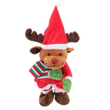 Electric Music Christmas Toy Doll Dancing Singing Glowing Swinging Plush Toy for Kids Adults Christmas Elk - Close-Up Angle