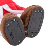 Electric Music Christmas Toy Doll Dancing Singing Glowing Swinging Plush Toy for Kids Adults Christmas Elk