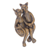 Kitten Resin Ornament Cute Lifelike Hand Painted Miniature Cat Decorations for Garden Patio Home