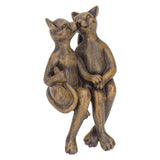 Kitten Resin Ornament Cute Lifelike Hand Painted Miniature Cat Decorations for Garden Patio Home