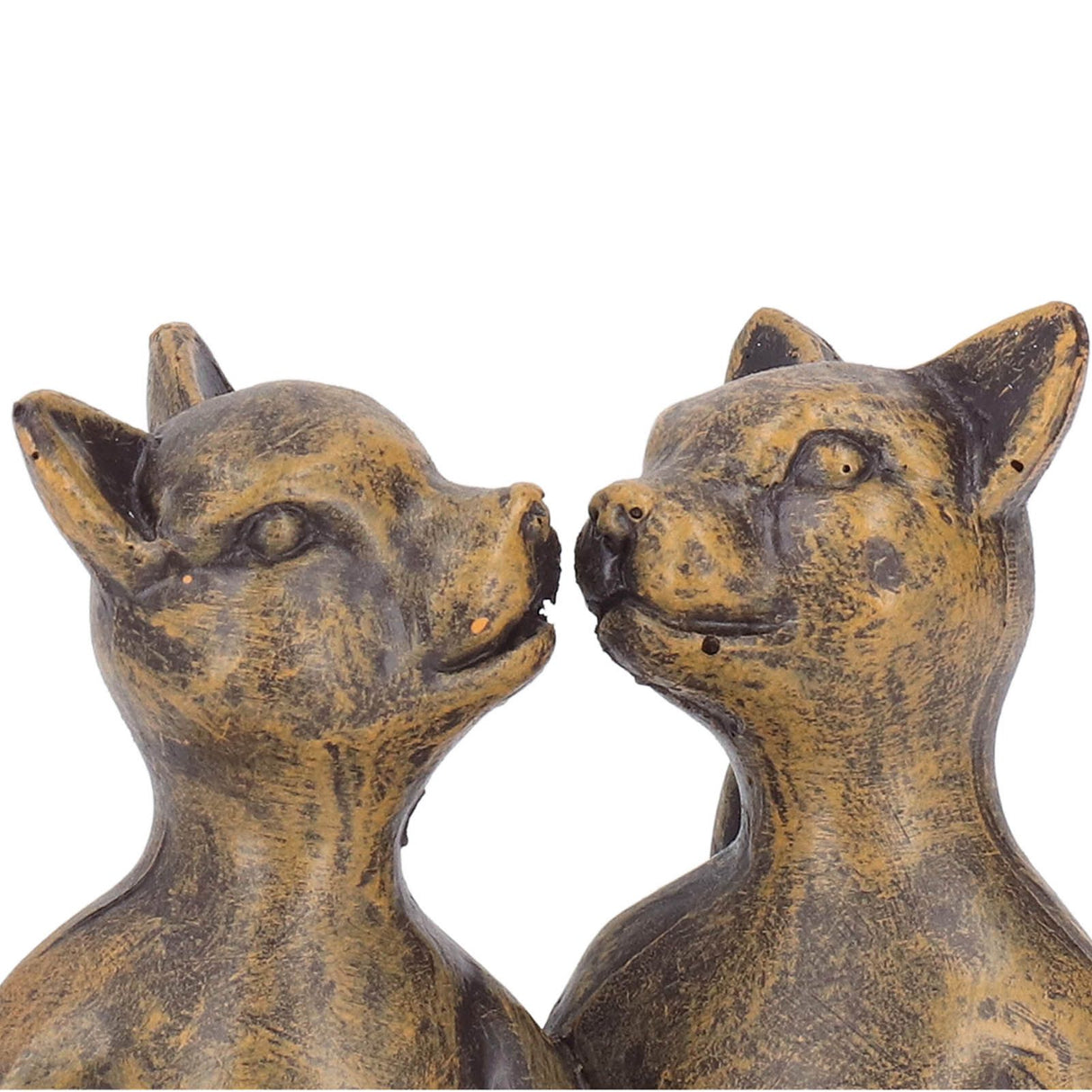 Kitten Resin Ornament Cute Lifelike Hand Painted Miniature Cat Decorations for Garden Patio Home