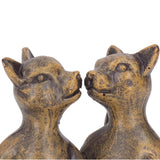 Kitten Resin Ornament Cute Lifelike Hand Painted Miniature Cat Decorations for Garden Patio Home